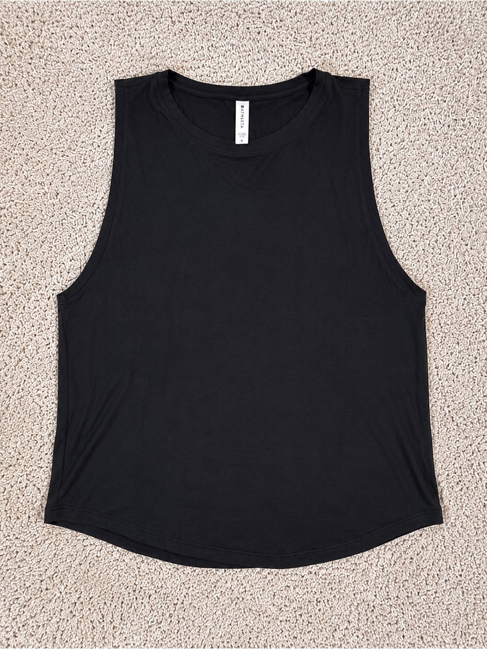 Athleta Black Women's Minimalist Muscle Tank